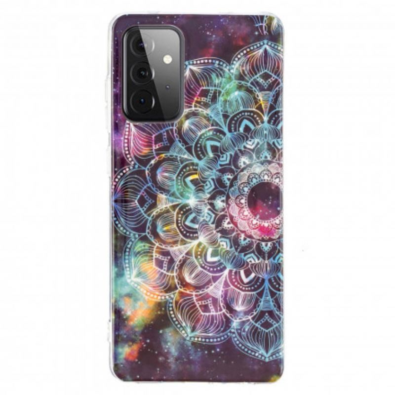 Maskica Samsung Galaxy A72 4G / A72 5G Fluorescentna Šarena Mandala