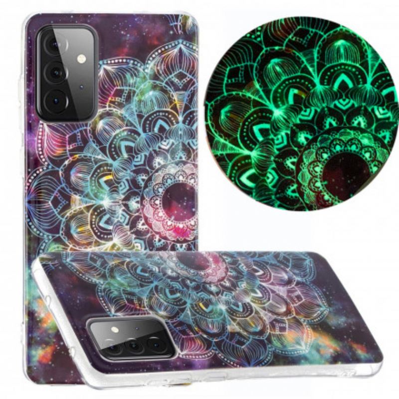 Maskica Samsung Galaxy A72 4G / A72 5G Fluorescentna Šarena Mandala