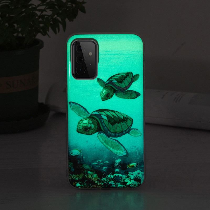 Maskica Samsung Galaxy A72 4G / A72 5G Fluorescentne Kornjače