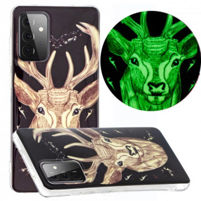 Maskica Samsung Galaxy A72 4G / A72 5G Fluorescentni Veličanstveni Jelen