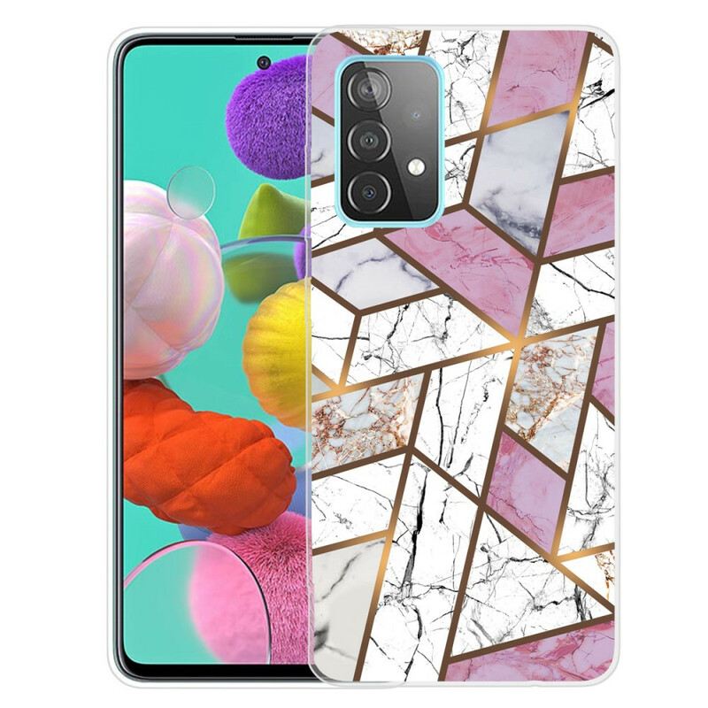 Maskica Samsung Galaxy A72 4G / A72 5G Geometrijski Mramor