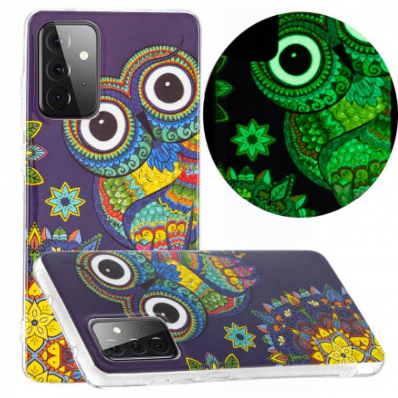 Maskica Samsung Galaxy A72 4G / A72 5G Mandala Fluorescentne Sove