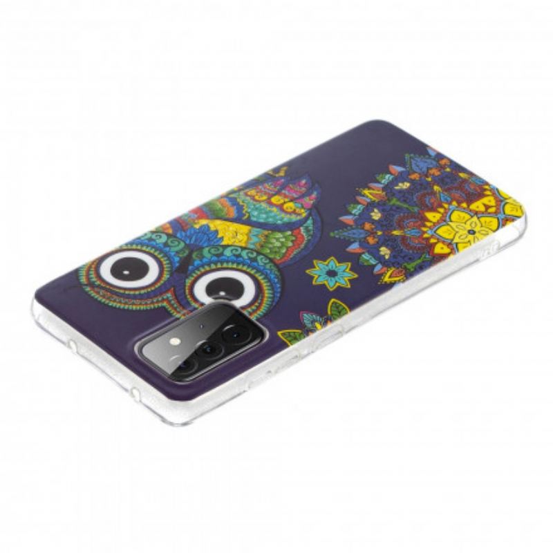 Maskica Samsung Galaxy A72 4G / A72 5G Mandala Fluorescentne Sove