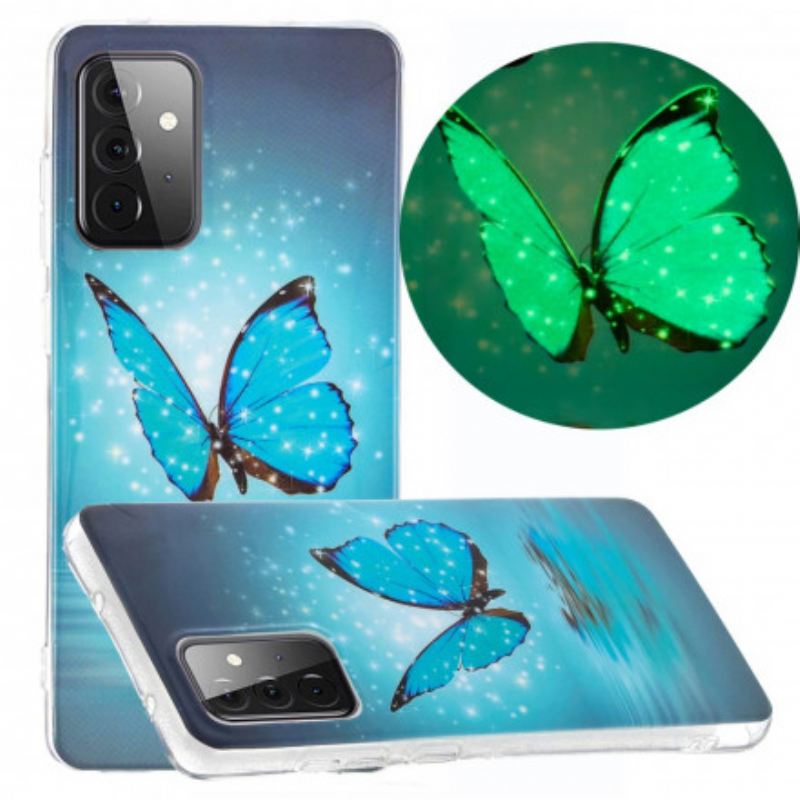 Maskica Samsung Galaxy A72 4G / A72 5G Serija Fluorescentnih Leptira