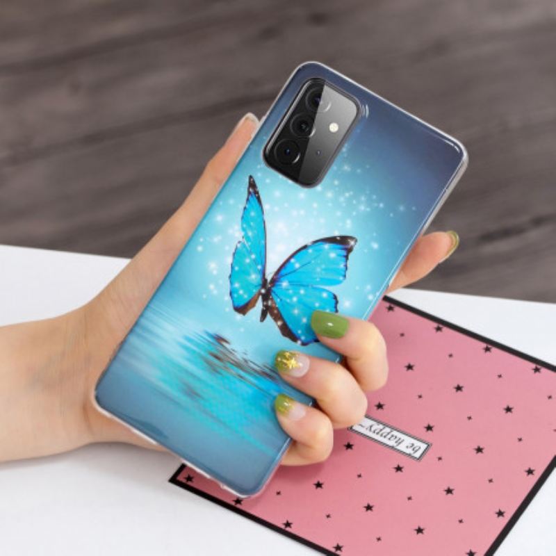 Maskica Samsung Galaxy A72 4G / A72 5G Serija Fluorescentnih Leptira