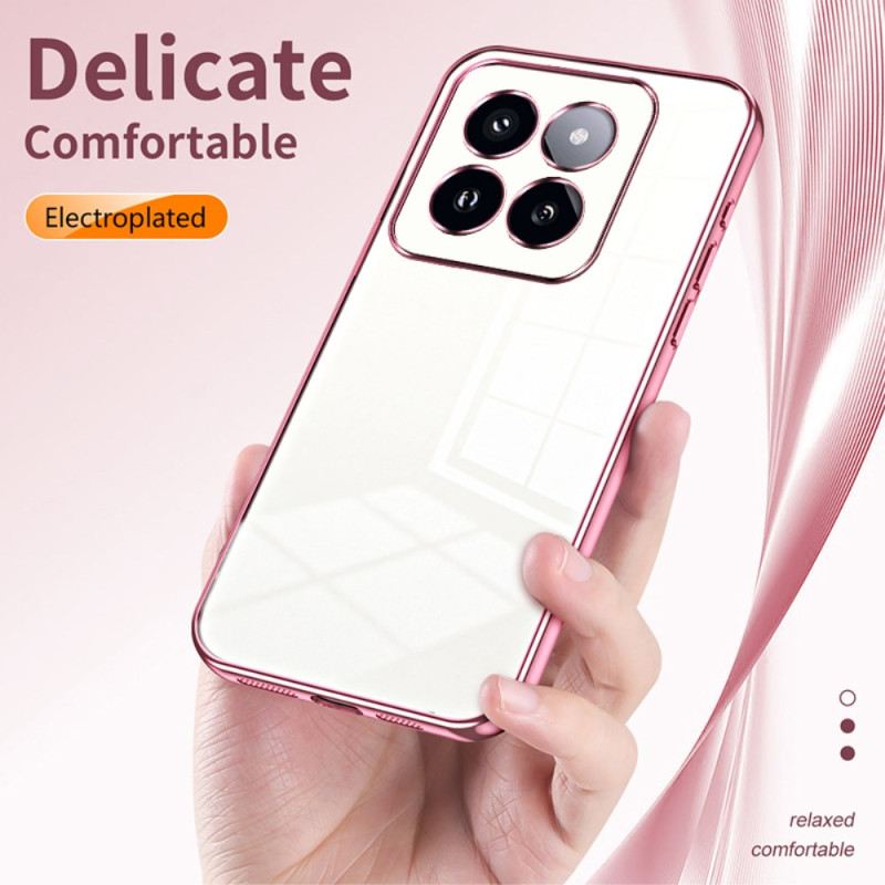 Maskica Xiaomi 14 Pro Rubovi U Metalik Stilu