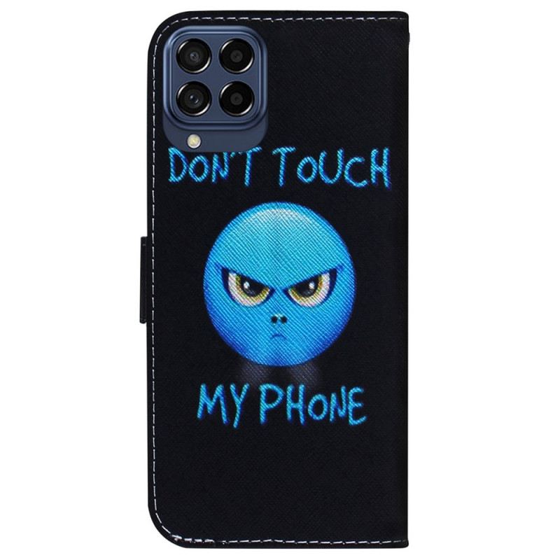 Kožna Futrola Samsung Galaxy M53 5G Emoji Telefon