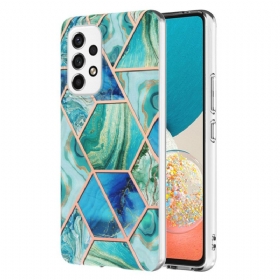 Maskica Samsung Galaxy M53 5G Blještavi Geometrijski Mramor