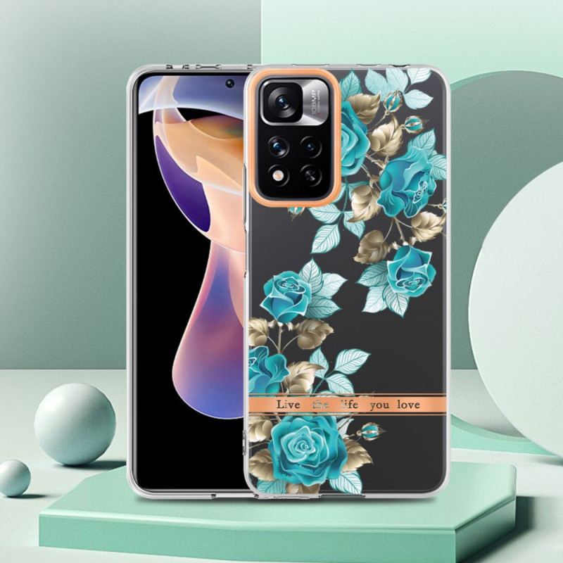 Maskica Xiaomi Redmi Note 11 Pro Plus 5G Bešavni Cvjetni