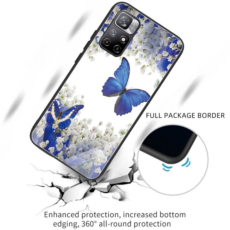 Maskica Xiaomi Redmi Note 11 Pro Plus 5G Butterflies Design Kaljeno Staklo