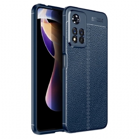 Maskica Xiaomi Redmi Note 11 Pro Plus 5G Efekt Dvostruke Linije Litchi Kože