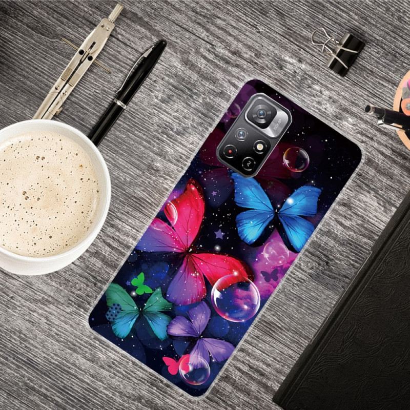 Maskica Xiaomi Redmi Note 11 Pro Plus 5G Fleksibilni Leptiri