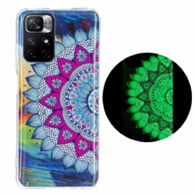 Maskica Xiaomi Redmi Note 11 Pro Plus 5G Fluorescentna Šarena Mandala