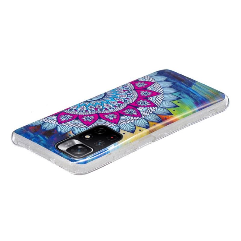 Maskica Xiaomi Redmi Note 11 Pro Plus 5G Fluorescentna Šarena Mandala