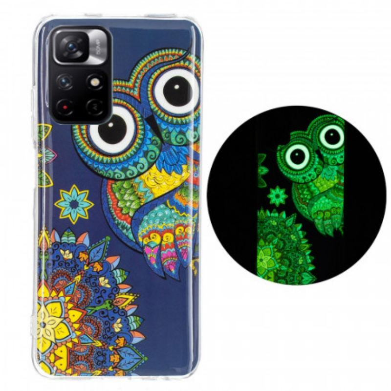 Maskica Xiaomi Redmi Note 11 Pro Plus 5G Mandala Fluorescentne Sove