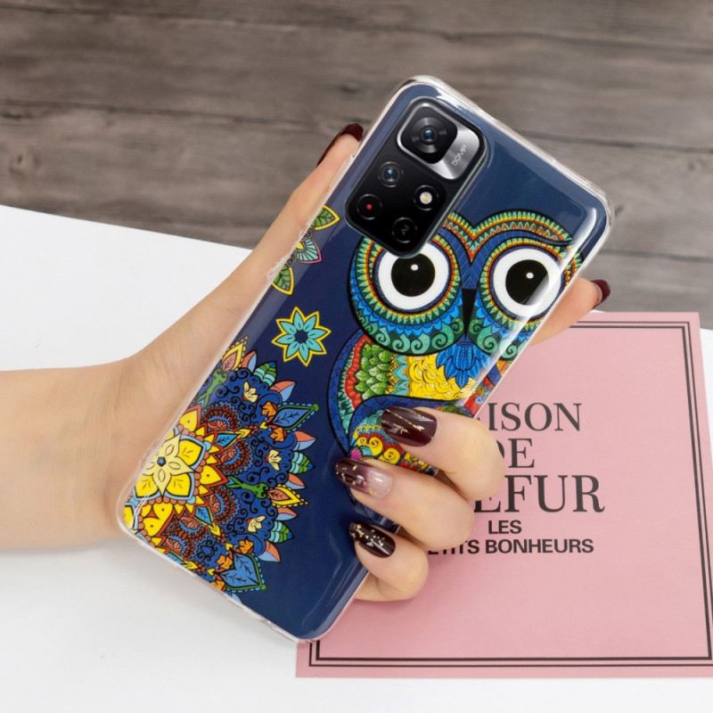 Maskica Xiaomi Redmi Note 11 Pro Plus 5G Mandala Fluorescentne Sove