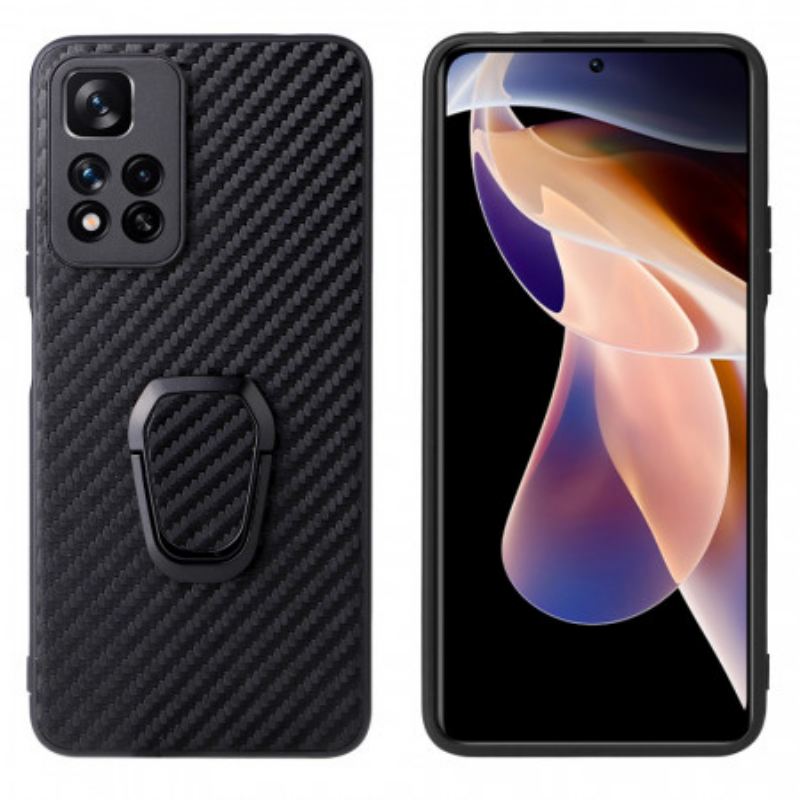 Maskica Xiaomi Redmi Note 11 Pro Plus 5G Nosač Prstena Od Karbonskih Vlakana