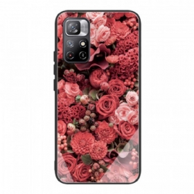 Maskica Xiaomi Redmi Note 11 Pro Plus 5G Rose Flowers Kaljeno Staklo