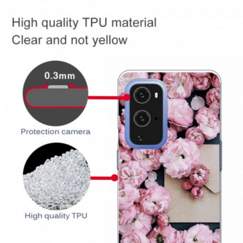 Maskica OnePlus 9 Pro Intenzivno Cvijeće