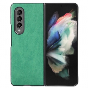 Maskica Samsung Galaxy Z Fold 4 Dvobojna Tekstura Umjetne Kože