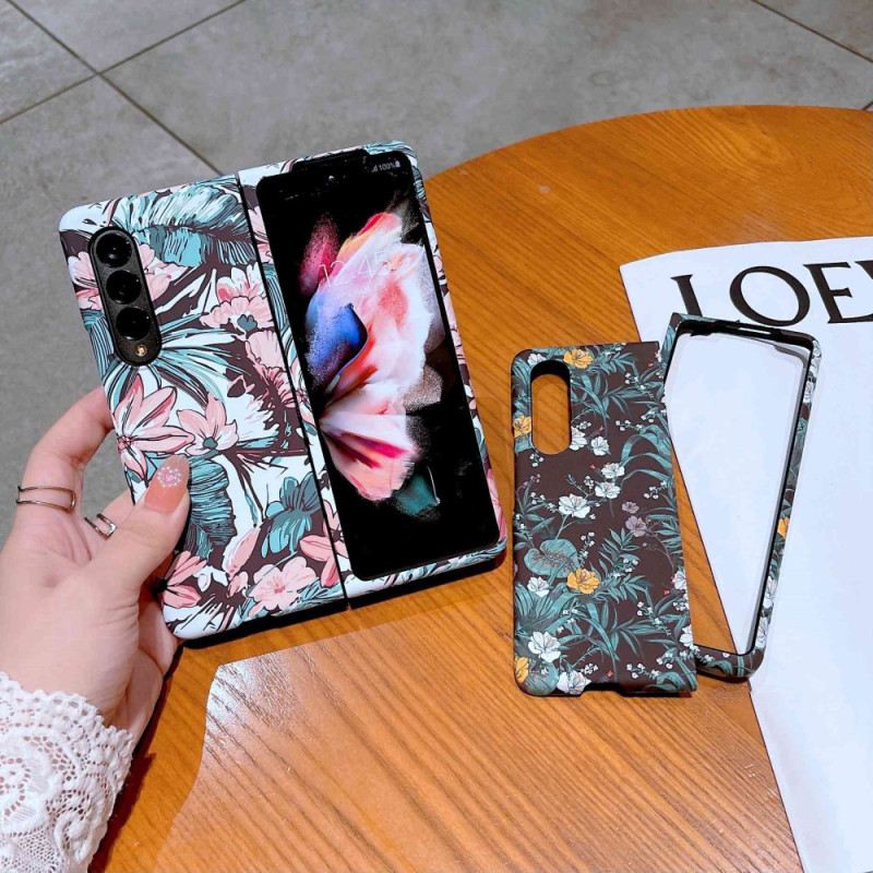 Maskica Samsung Galaxy Z Fold 4 Pozadina S Cvijećem