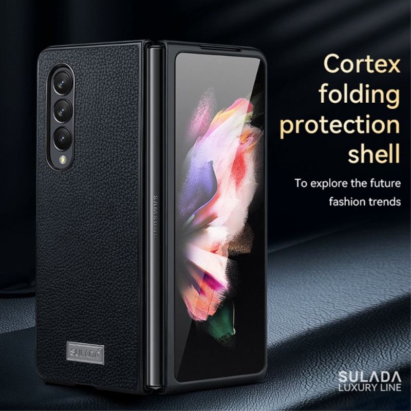 Maskica Samsung Galaxy Z Fold 4 Sulada Litchi Umjetna Koža