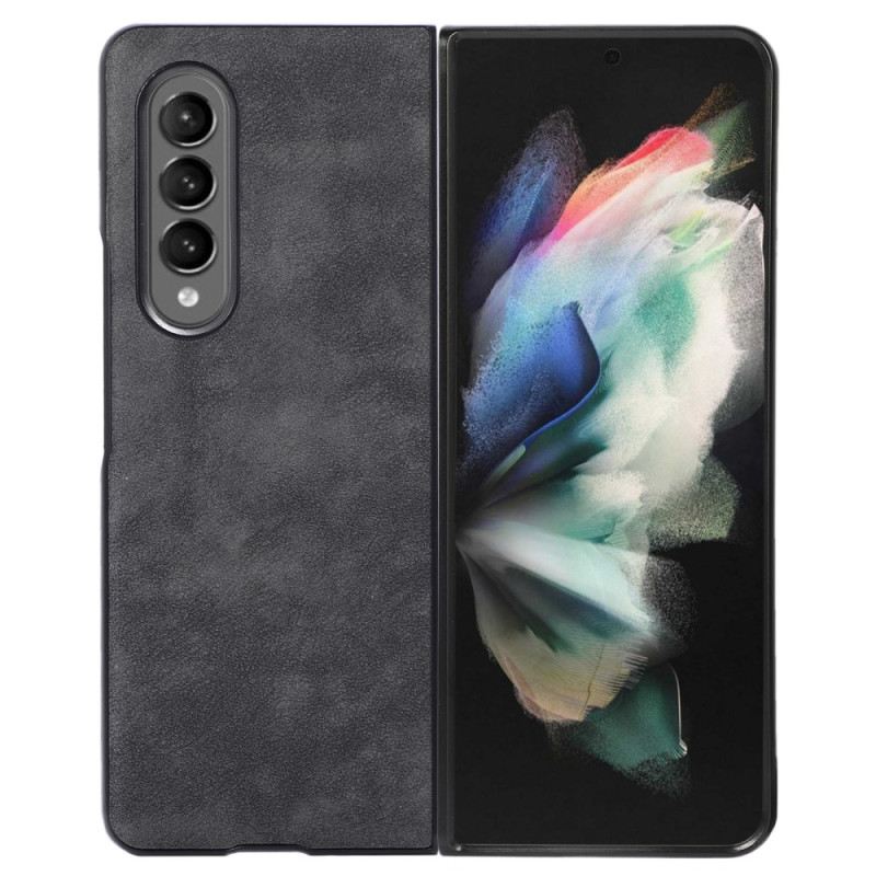 Maskica Samsung Galaxy Z Fold 4 Tekstura Kože Od Umjetne Kože