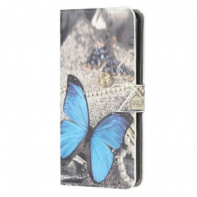 Kožna Futrola Samsung Galaxy A41 Butterfly Prestige Blue