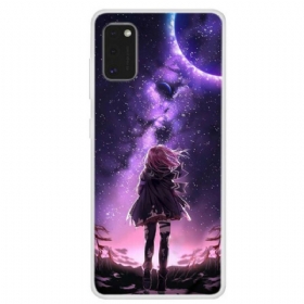 Maskica Samsung Galaxy A41 Čarobni Pun Mjesec