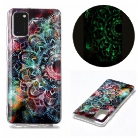 Maskica Samsung Galaxy A41 Fluorescentna Cvjetna Serija