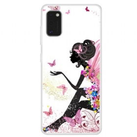 Maskica Samsung Galaxy A41 Leptirica Lady