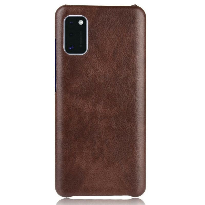 Maskica Samsung Galaxy A41 Litchi Performance Leather Effect