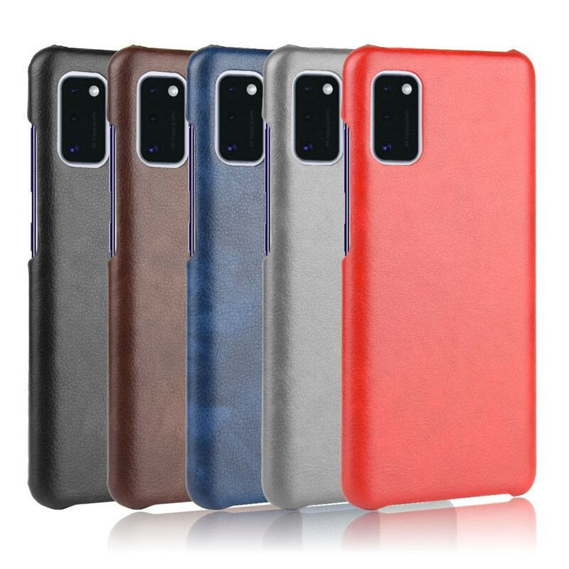 Maskica Samsung Galaxy A41 Litchi Performance Leather Effect