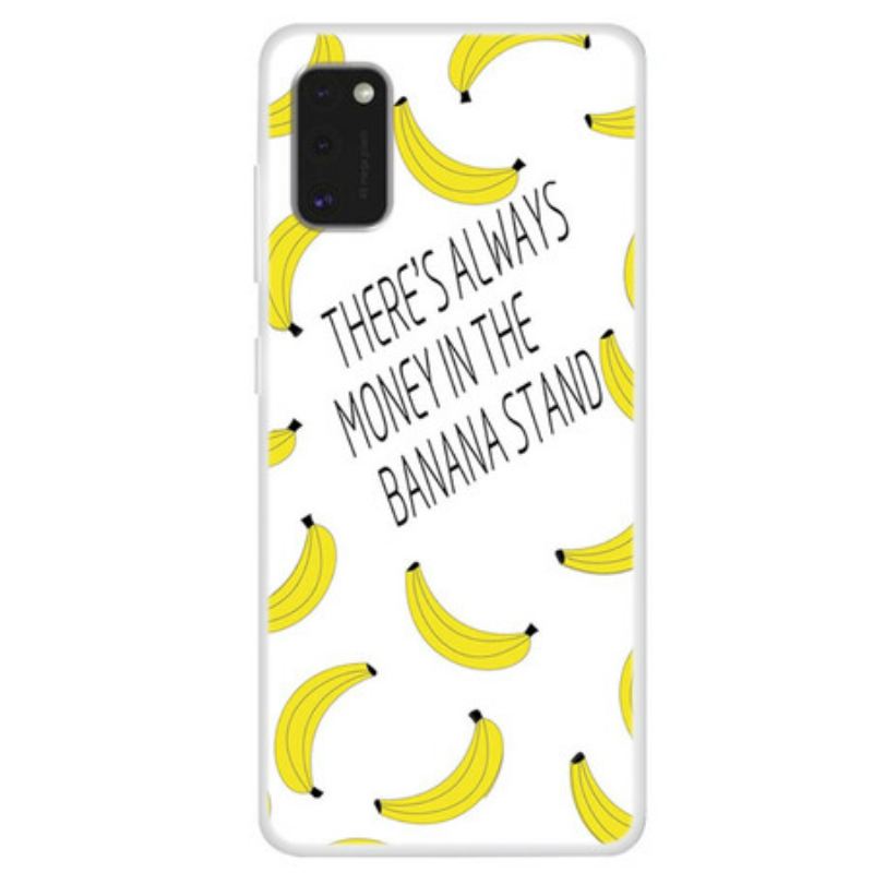 Maskica Samsung Galaxy A41 Transparent Banana Money