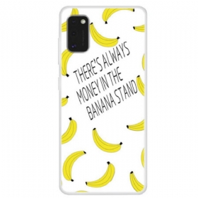 Maskica Samsung Galaxy A41 Transparent Banana Money