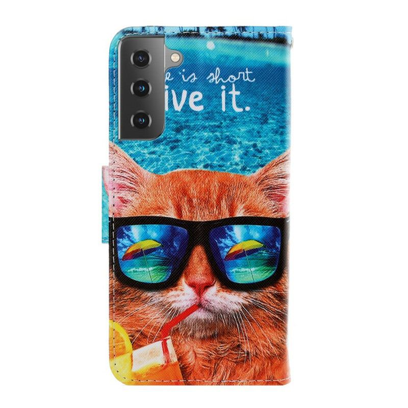 Futrola Samsung Galaxy S21 5G Cat Live It Strappy