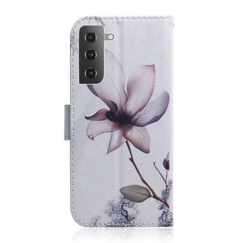 Futrola Samsung Galaxy S21 5G Cvijet Dusty Pink