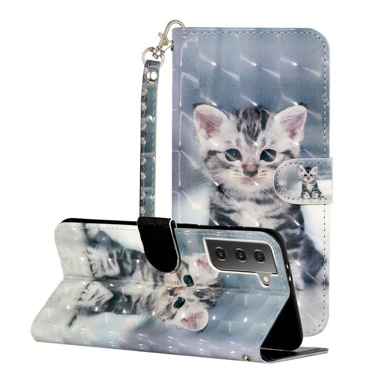 Futrola Samsung Galaxy S21 5G Kitten Light Spots S Remenom