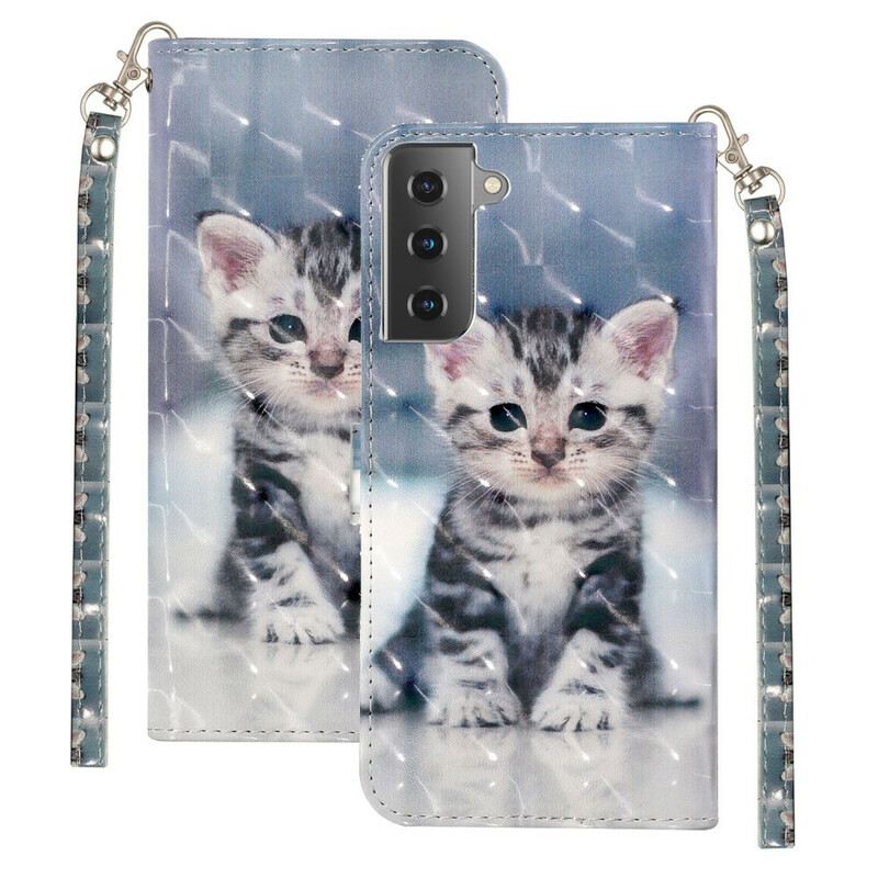 Futrola Samsung Galaxy S21 5G Kitten Light Spots S Remenom