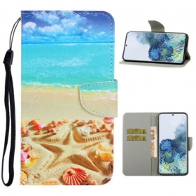 Futrola Samsung Galaxy S21 5G Lanyard Beach