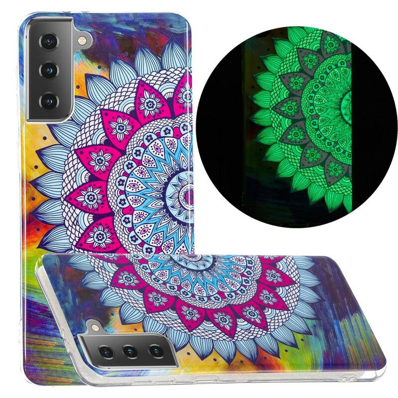 Maskica Samsung Galaxy S21 5G Fluorescentna Šarena Mandala