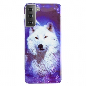 Maskica Samsung Galaxy S21 5G Fluorescentna Vučja Serija