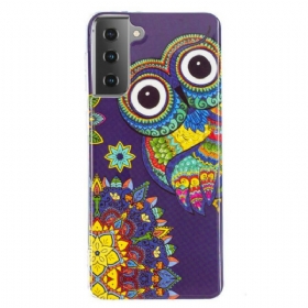 Maskica Samsung Galaxy S21 5G Mandala Fluorescentne Sove