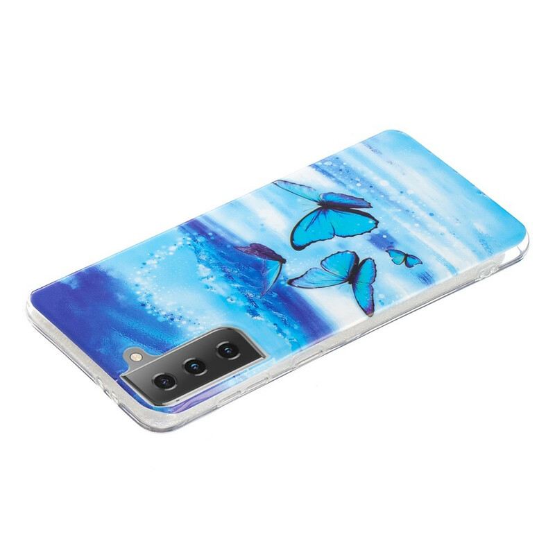 Maskica Samsung Galaxy S21 5G Serija Fluorescentnih Leptira