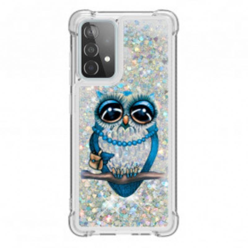 Maskica Samsung Galaxy A52 4G / A52 5G / A52s 5G Miss Owl Sequins