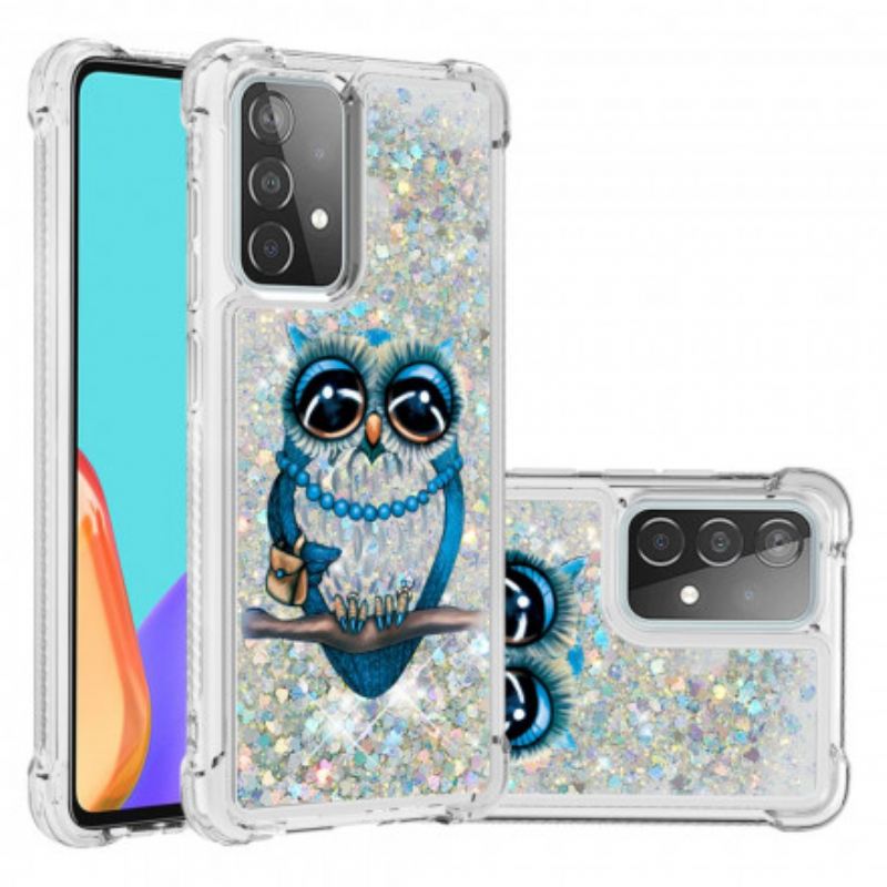 Maskica Samsung Galaxy A52 4G / A52 5G / A52s 5G Miss Owl Sequins