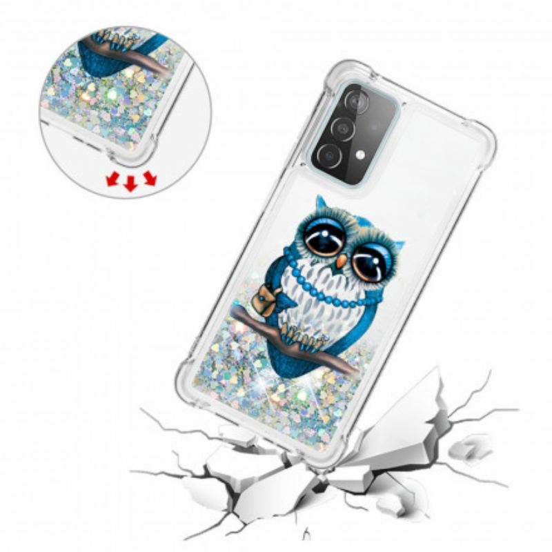 Maskica Samsung Galaxy A52 4G / A52 5G / A52s 5G Miss Owl Sequins