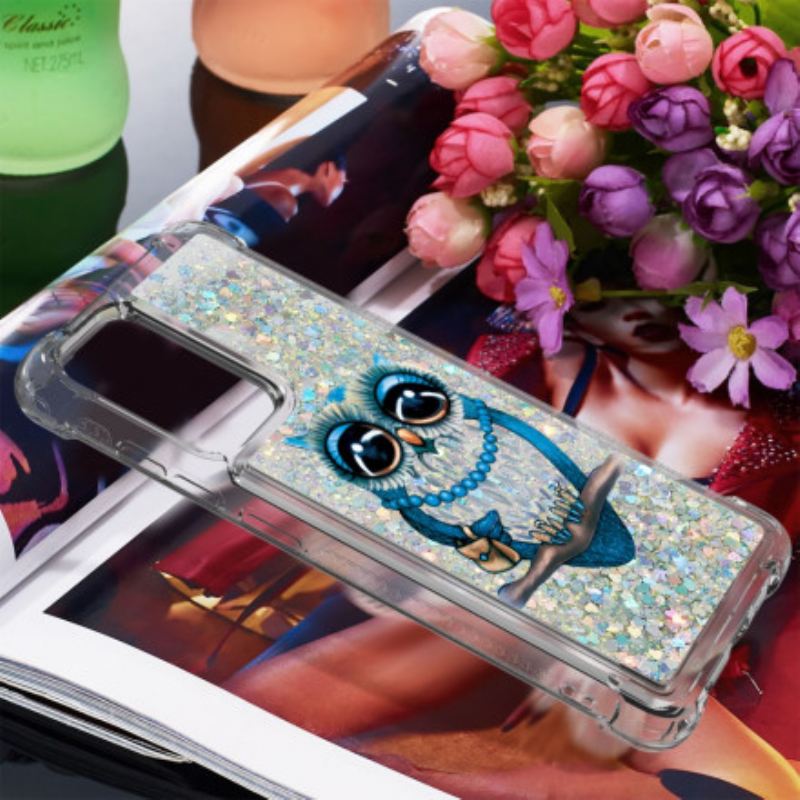 Maskica Samsung Galaxy A52 4G / A52 5G / A52s 5G Miss Owl Sequins