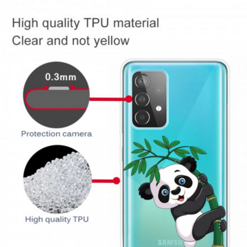 Maskica Samsung Galaxy A52 4G / A52 5G / A52s 5G Panda Na Bambusu