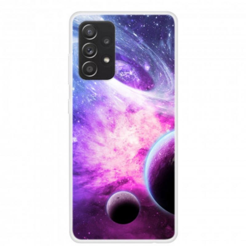 Maskica Samsung Galaxy A52 4G / A52 5G / A52s 5G Silikonski Planeti U Plamenu